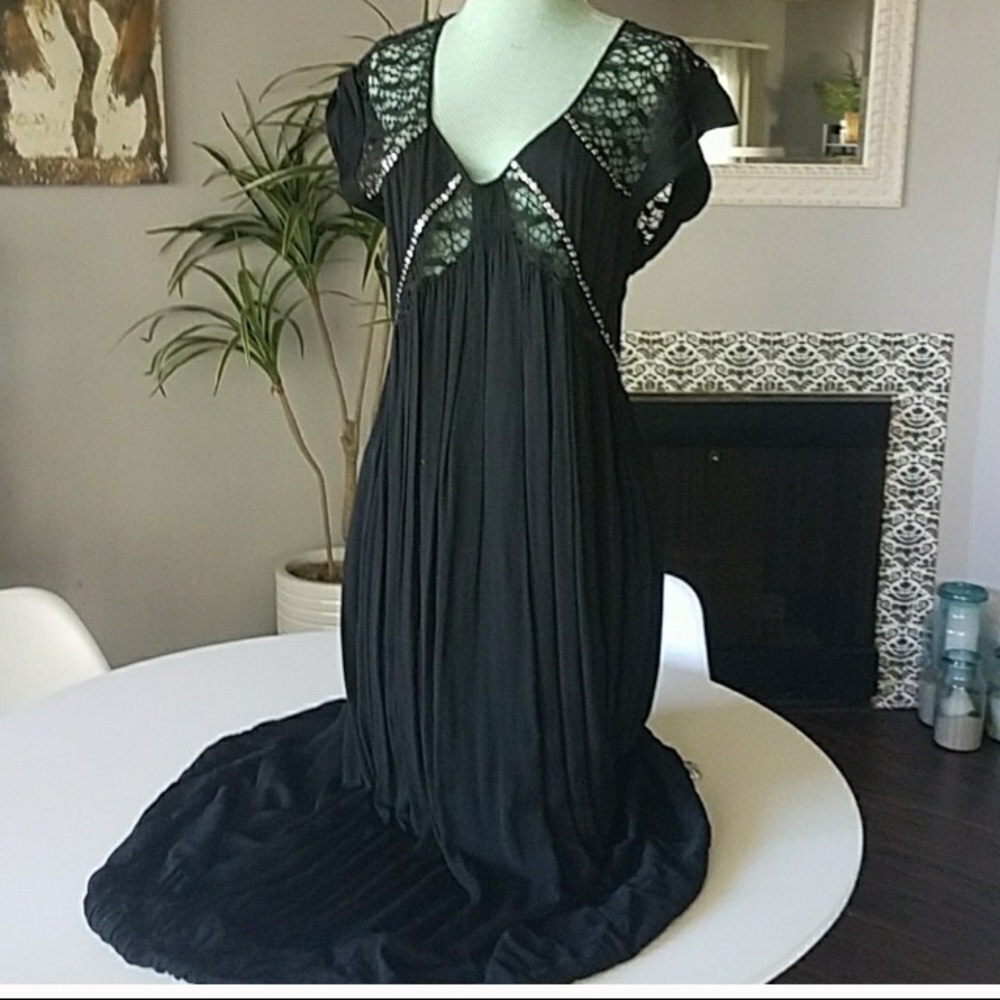 Free people black maxi